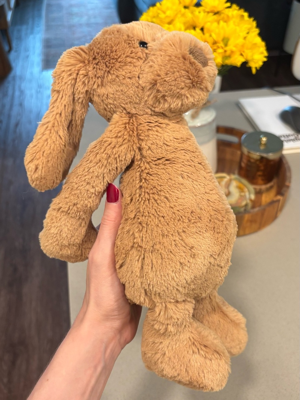 🐕 Jellycat Bashful Toffee Puppy Brown Dog Stuffed Animal Plush Toy - Picture 3 of 7